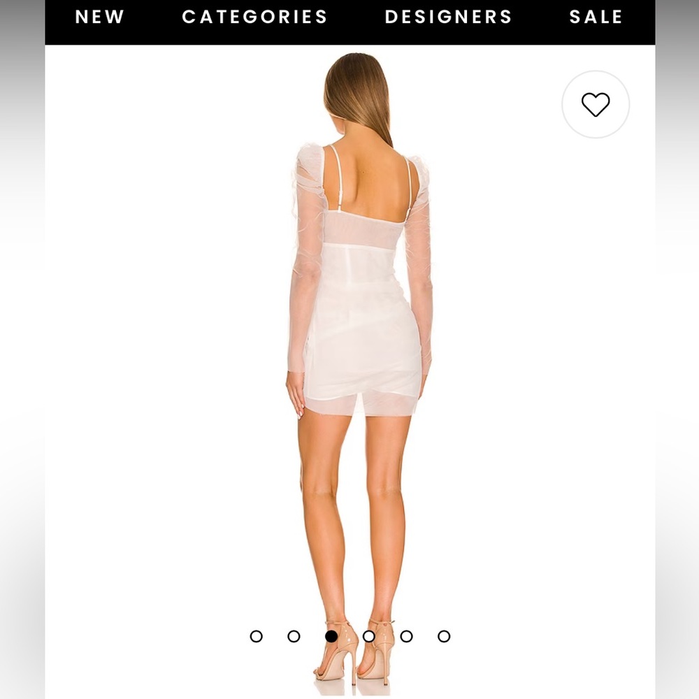 The Bar Jean Dress in Blanc - Picture 3 of 8